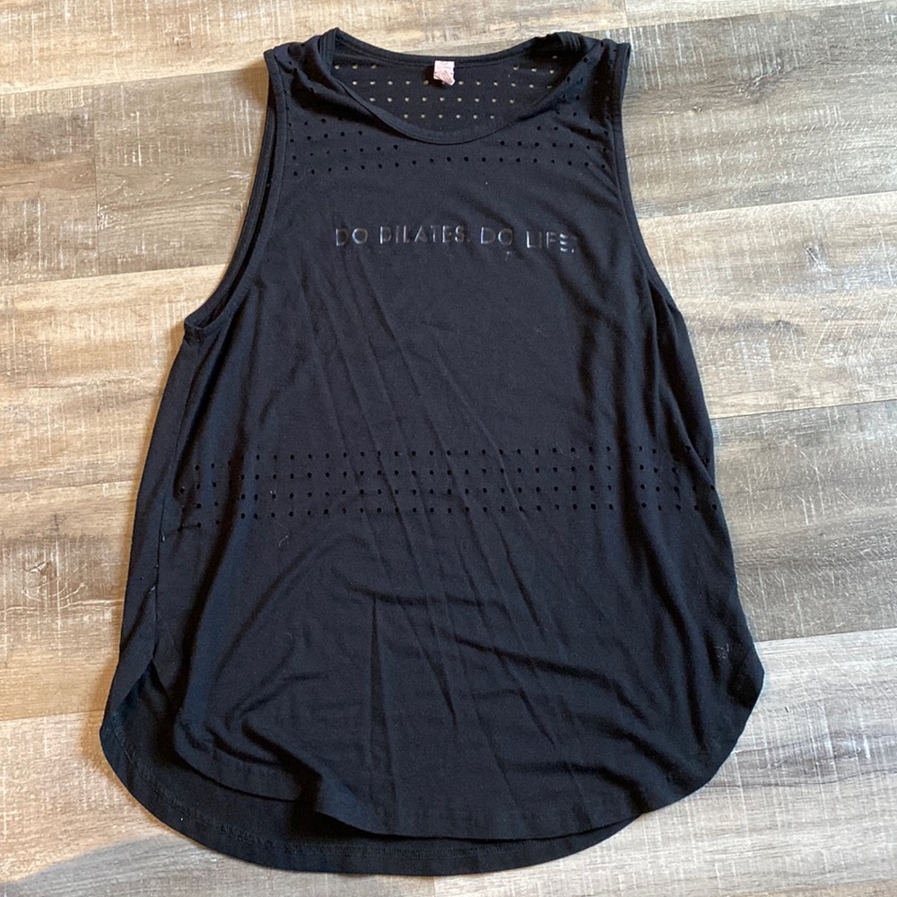 Club Pilates- Do Life Do Pilates Black Tank